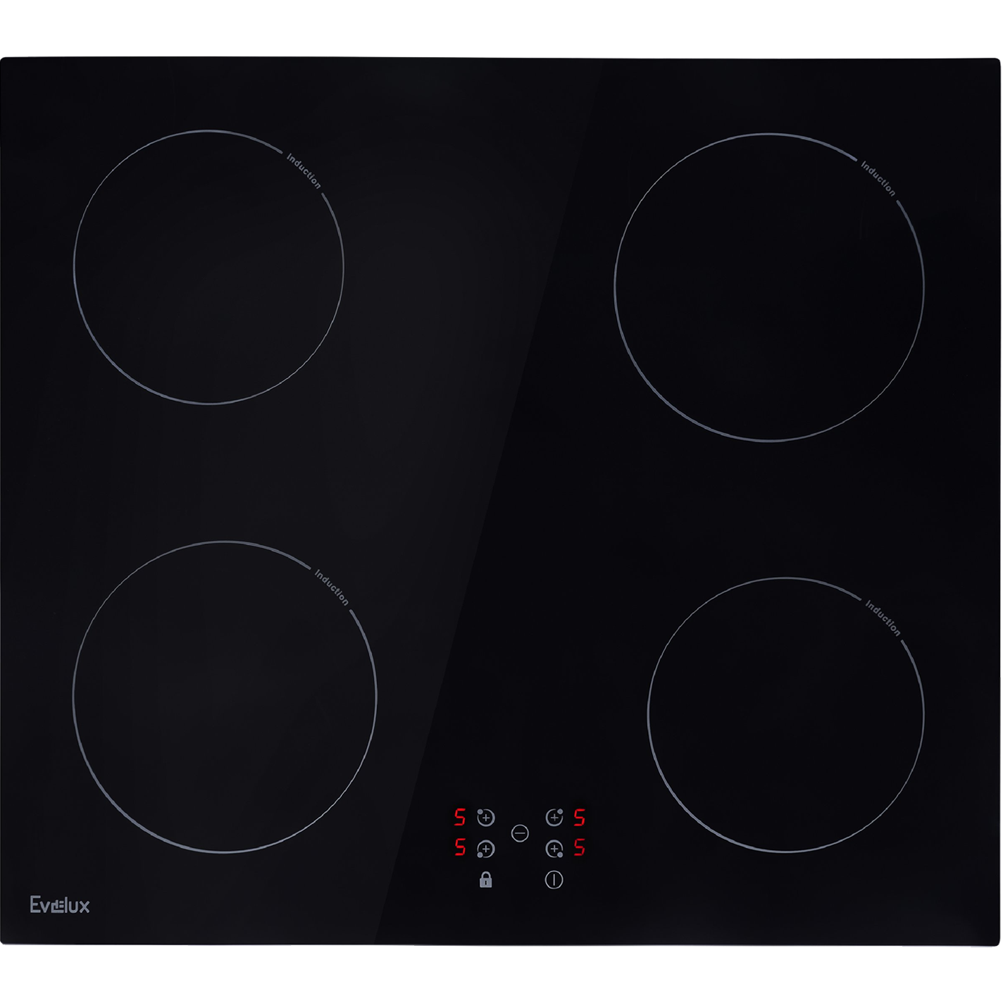 Встраиваемая варочная панель индукция EVELUX HEI 640 B