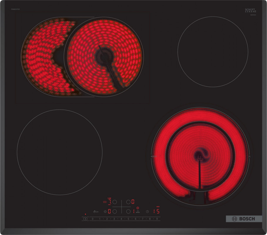 Встраиваемая электрическая панель BOSCH PKN651FP2E