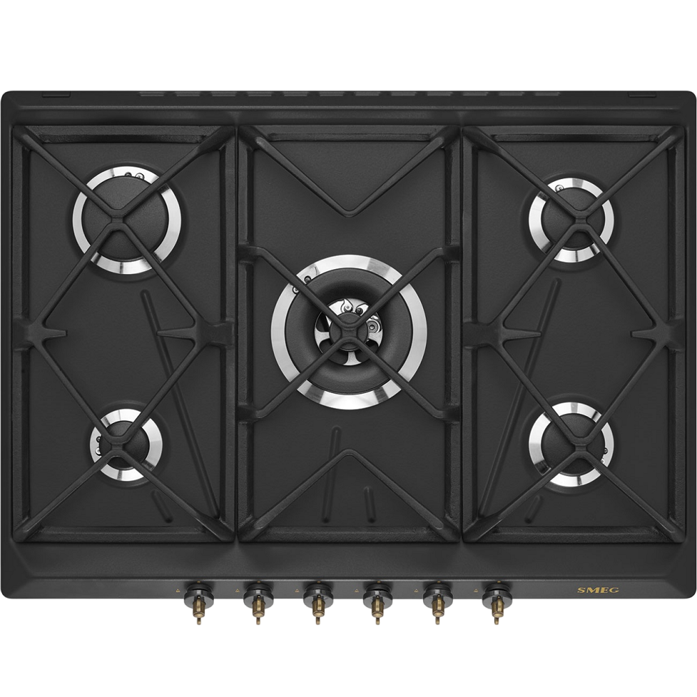 Встраиваемая газовая панель SMEG SRV876AOGH
