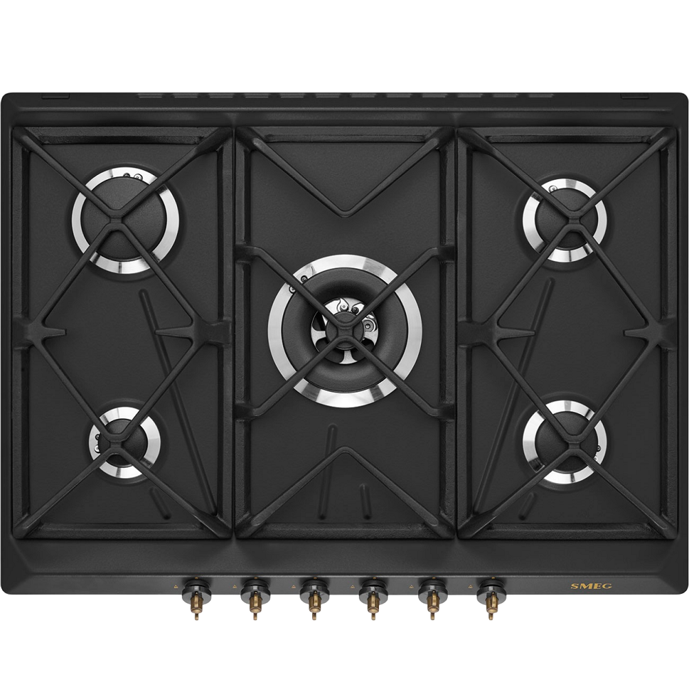 Встраиваемая газовая панель SMEG SRV876AOGH