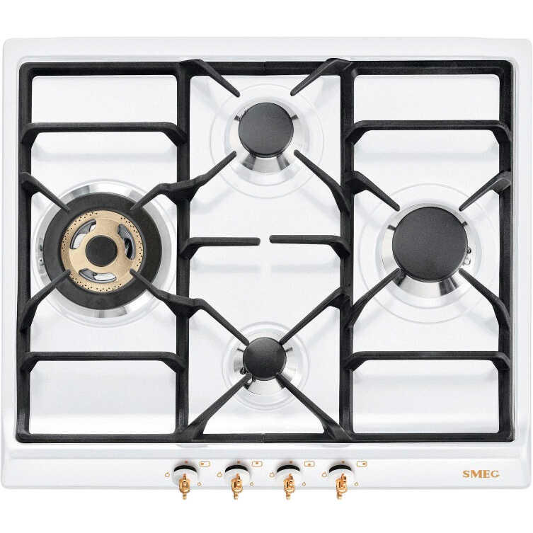 Встраиваемые газовые панели SMEG SPR864BGH