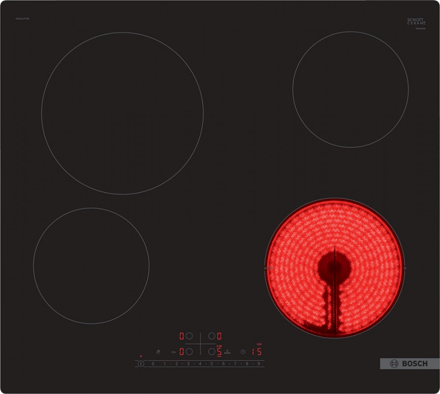 Встраиваемая электрическая панель BOSCH PKE611FP2E