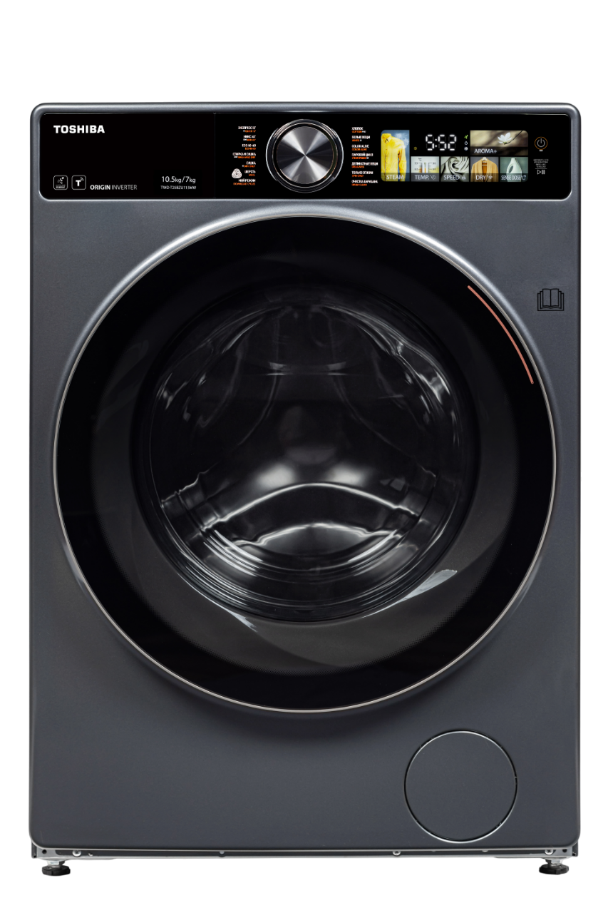 Стиральная машина с функцией сушки Toshiba TWD-T25BZU115MWRU(MG)