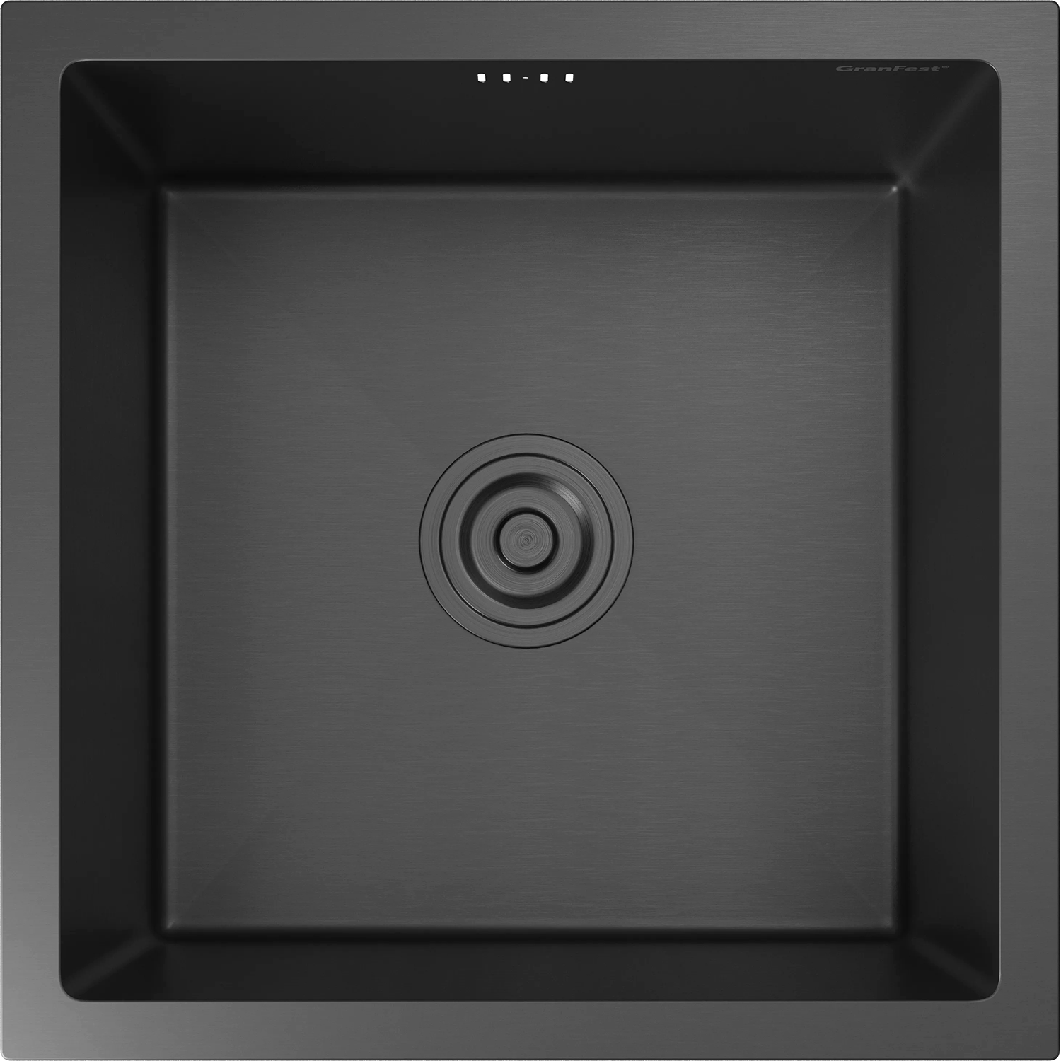Кухонная мойка GRANFEST METAL 4444 PVD graphite