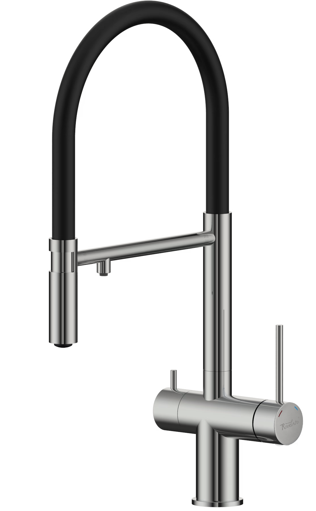 Смеситель RIVELATO 1523517 PVD black