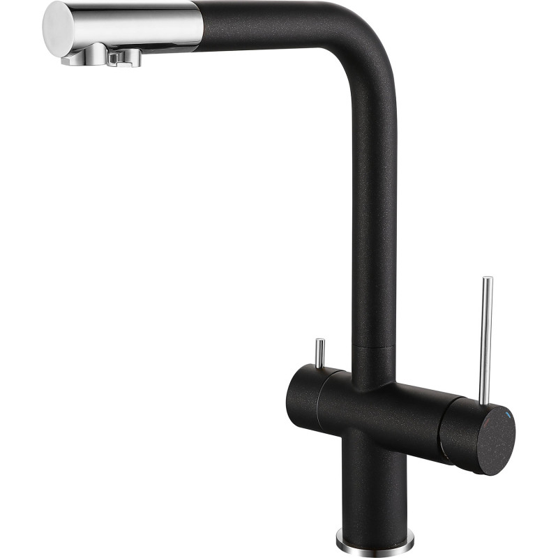 Смеситель RIVELATO 1523513 antracite cromo