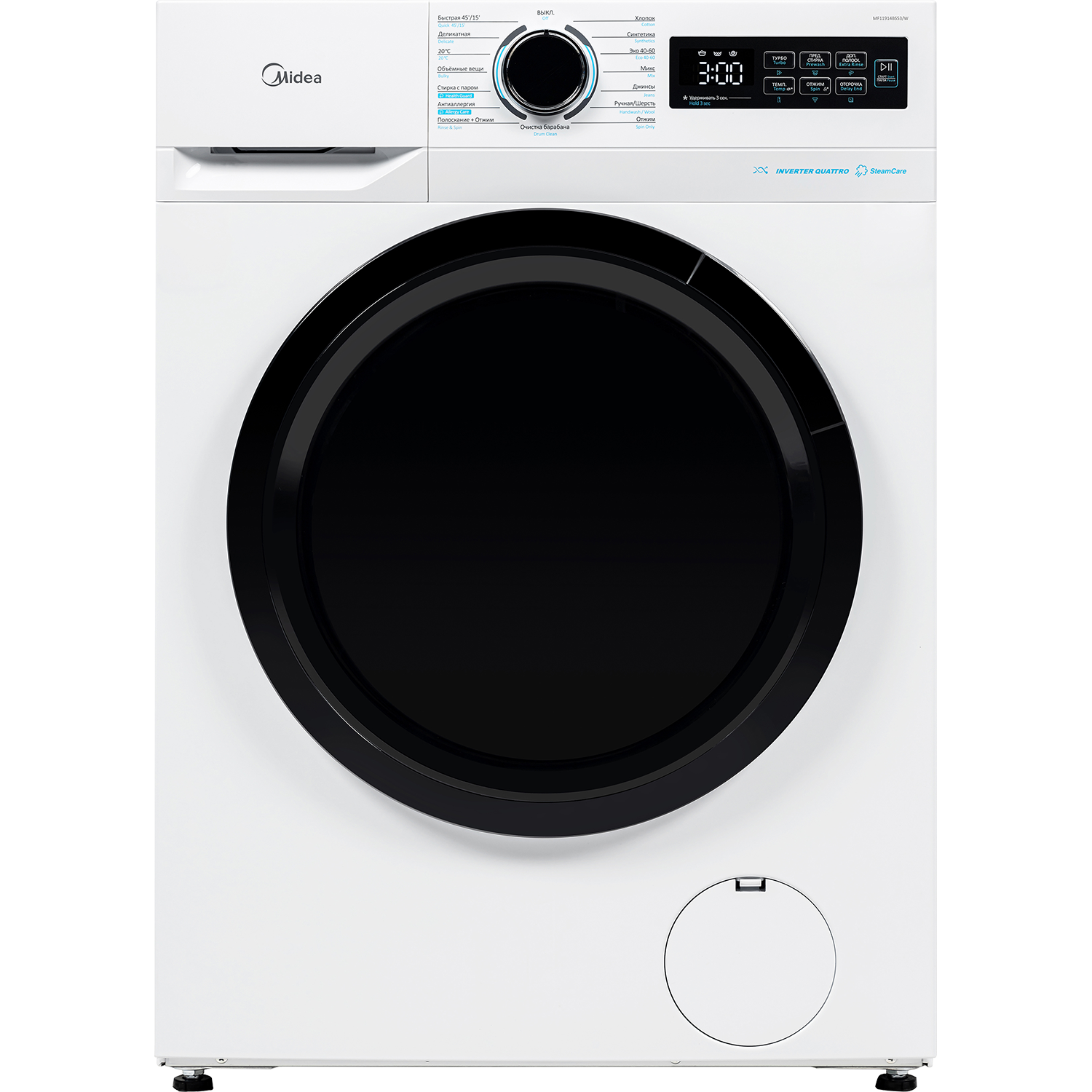 Стиральная машина MIDEA MF11914BS53/W